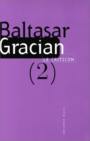 Le Criticon 2, deuxième partie