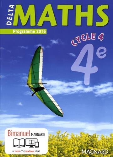 Delta maths 4e cycle 4 - Nouveau programme 2016