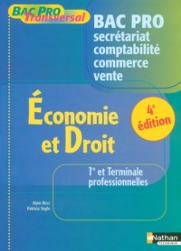 ECONOMIE DROIT 1E/TERM PRO BPT