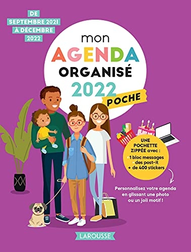 Mon agenda organisé poche 2022