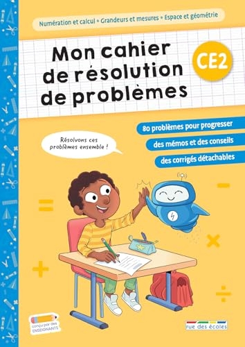 Mon cahier de résolution de problèmes CE2: pour un entraînement progressif