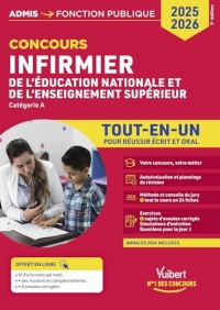 Concours Infirmier de l'Éducation nationale et de l'Enseignement supérieur - Tout-en-un: Concours 2025-2026