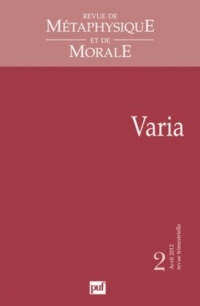 Revue de métaphysique et de morale 2012 - n°2
