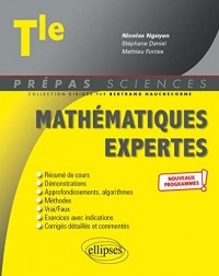 Mathématiques expertes - Terminale - nouveaux programmes