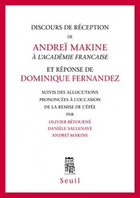 Discours de réception à l'Académie française et Réponse (Cadre rouge)