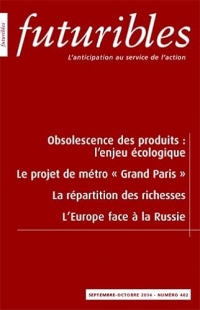 Futuribles 402, septembre-octobre 2014. Obsolescence des produits : l'enjeu écologique: Le projet de métro « Grand Paris »