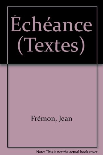 Echéance [9782080645968]