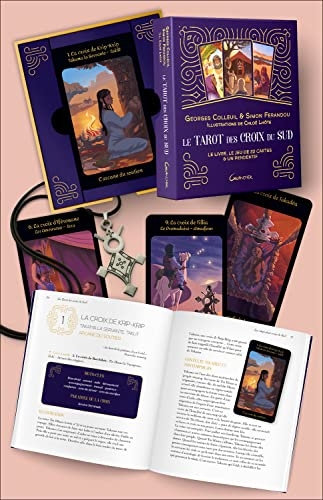 Le tarot des Croix du Sud - Coffret - Le livre, le jeu de 22 cartes & un pendentif