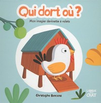 Mon imagier devinette à volets - Qui dort où ?