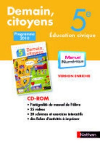 5e manuel numérique enrichi (1DVD)