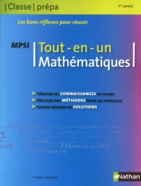 Mathématiques MPSI 1re année : Tout-en-un