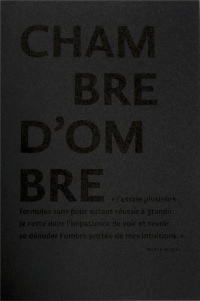 Chambre d'ombre