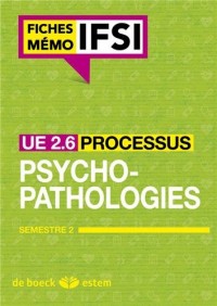 UE 2.6 - Processus psychopathologiques - Semestres 2 et 5