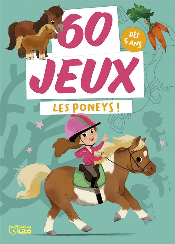 Bloc 60 jeux les poneys