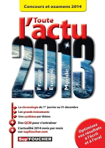 Toute l'actu 2013 Concours et examens 2014
