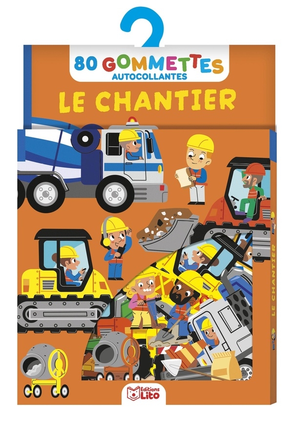Le chantier: 80 gommettes autocollantes