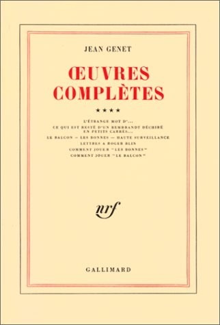 Oeuvres complètes, tome 4