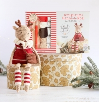 Coffret Amigurumi Renne de Noël au crochet