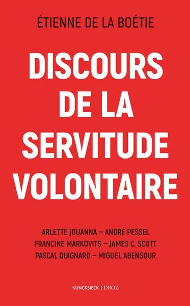 Le Discours de la servitude volontaire