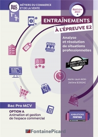 Option a bac pro metiers du commerce et de la vente