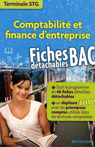 Comptabilité et finance d'entreprise Tle STG