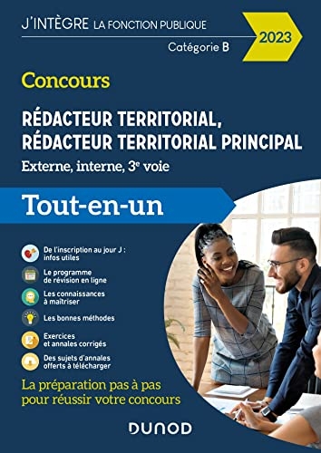 Concours Rédacteur territorial - 2023: Externe, interne et 3e voie - Tout en un (2023)