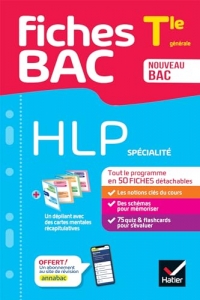 Fiches bac HLP Tle (spécialité) - Bac 2024: tout le programme en fiches de révision détachables