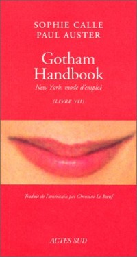 Doubles-jeux : Gotham Handbook, livre VII