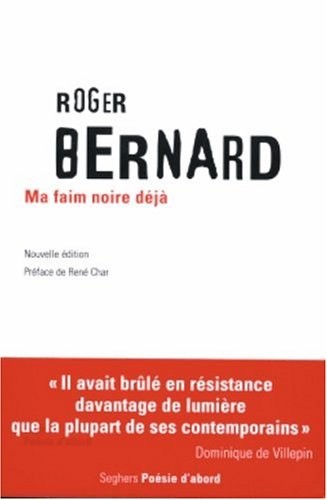 Ma faim noire déjà et Autres Poèmes