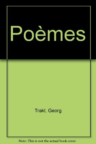 Trakl : Poèmes