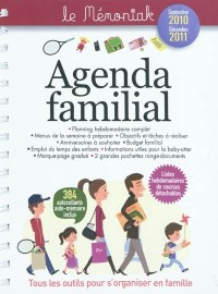 Agenda familial Mémoniak 2011