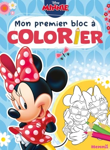 Disney Minnie – Mon premier bloc à colorier – Livre de coloriage – Dès 3 ans