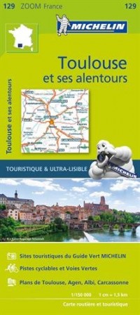 Carte Toulouse et ses alentours Michelin