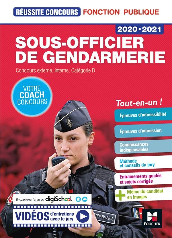 Réussite Concours - Sous-officier de gendarmerie - 2020-2021- Préparation complète