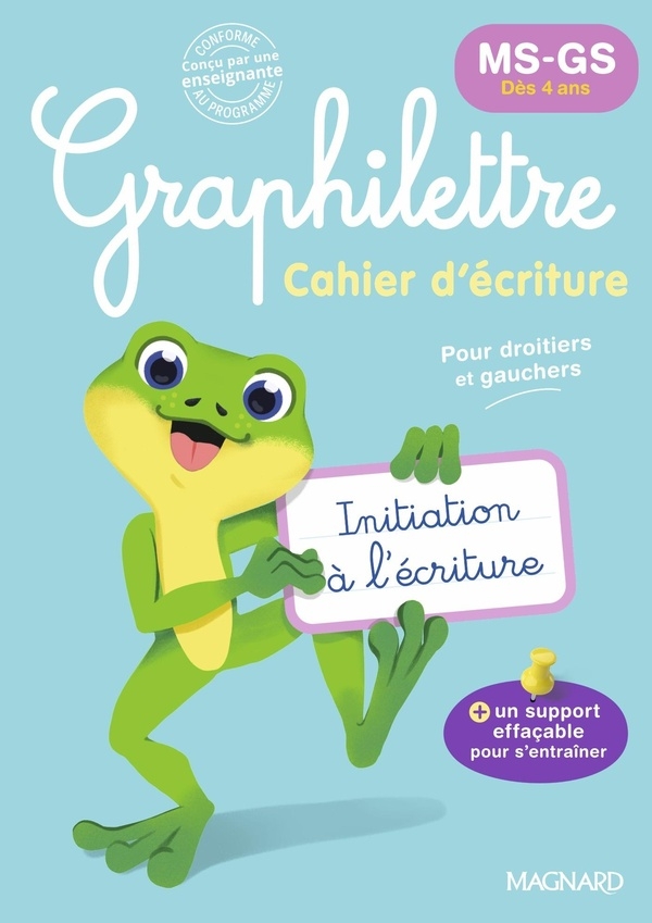 Graphilettre Cahier d’écriture MS-GS