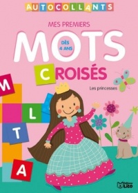 Mes premier mots Croisés en autocollants : les princesses - Dès 4 ans