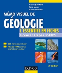 Mémo visuel de géologie - 2e éd. : L'essentiel en fiches et en couleurs (Tout en fiches)