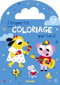 J'emporte mon coloriage partout - Album à colorier avec poignée – Dès 4 ans