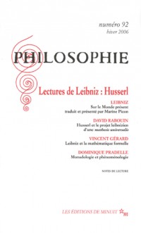 Philosophie 92 Hiver 2006