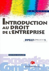 Introduction au droit de l'entreprise : DPECF, épreuve n°1