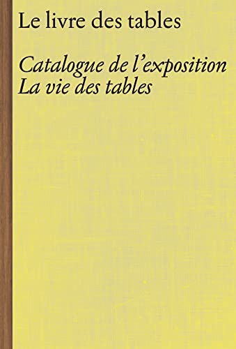 Le livre des tables