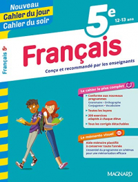 5E FRANCAIS CAHIER DU JOUR CAHIER DU SOI
