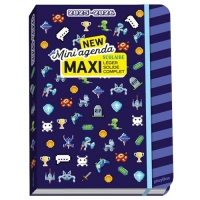 Mini agenda scolaire 2025-2026 - COUVERTURE PIXEL ART: Maxi léger, solide, et complet