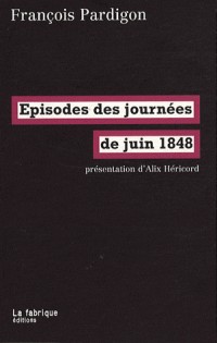 Episodes des journées de juin 1848