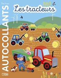 Mes autocollants repositionnables: Les tracteurs - Dès 4 ans