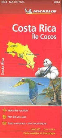 Carte Costa Rica Michelin