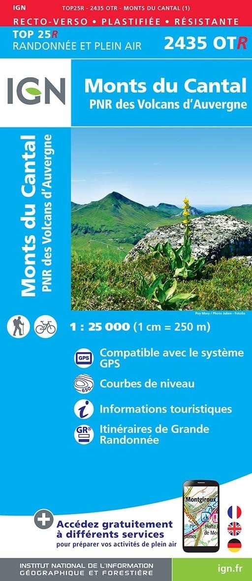 2435OTR MONTS DU CANTAL PNR DES VOLCANS D'AUVERGNE RESISTANTE