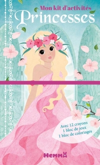 Princesses - Mon kit d'activités (Fond bleu)