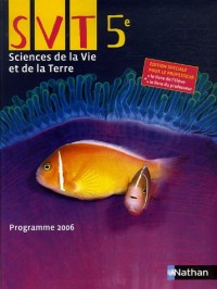Sciences de la Vie et de la Terre 5e : Programme 2006