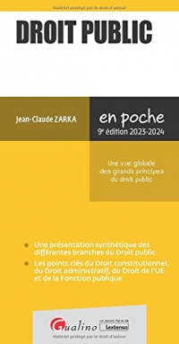 Droit public: Une vue globale des grands principes du droit public (2023-2024)